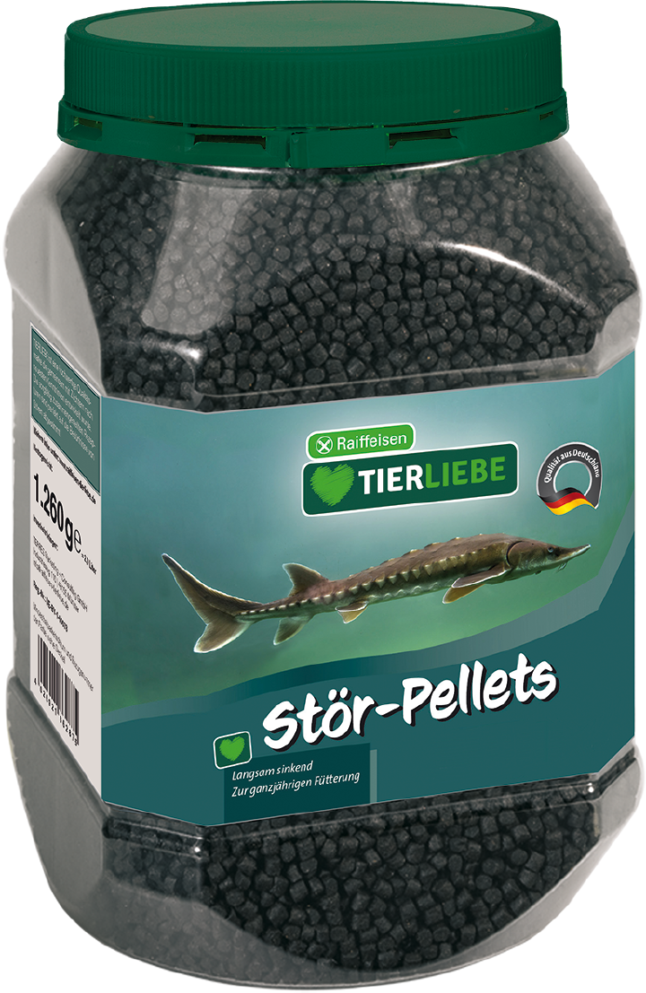 TIERLIEBE Teichfischfutter Stör-Pellets